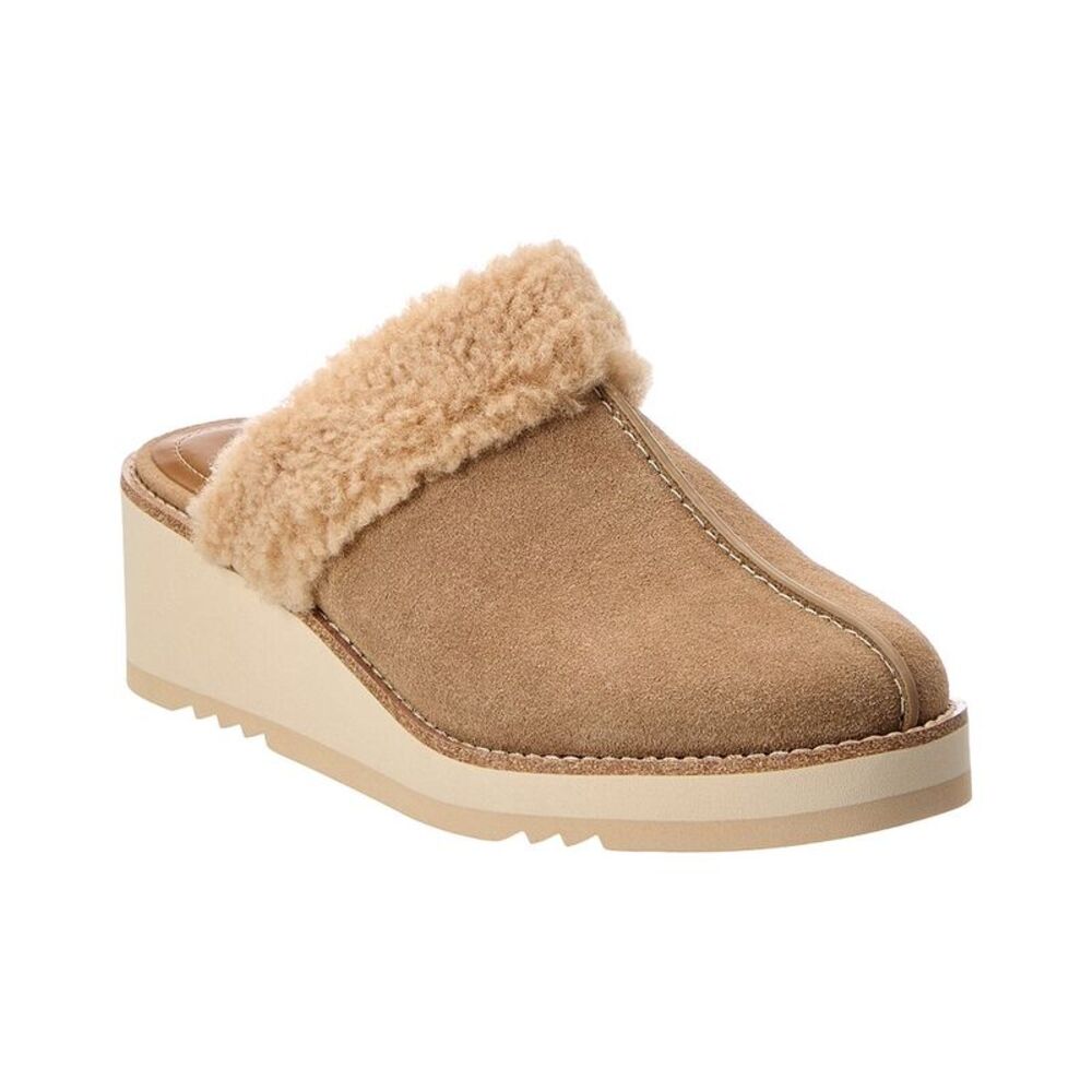 Donald Pliner Elatesp Suede Wedge, Brown